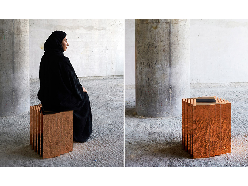 Алжуд Лутах в своих изделиях копирует традиционную арабскую архитектуру